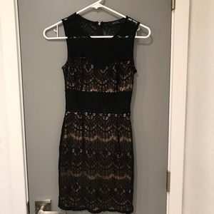 Lace black dress